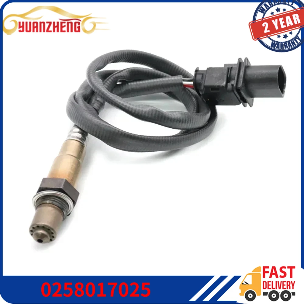 Car Lambda O2 Oxygen Sensor 0258017025  For SEAT EXEO AUDI A3 A4 A6 TT SKODA SUPERB For Volkswagen EOS GOLF JETTA NEW BEETLE