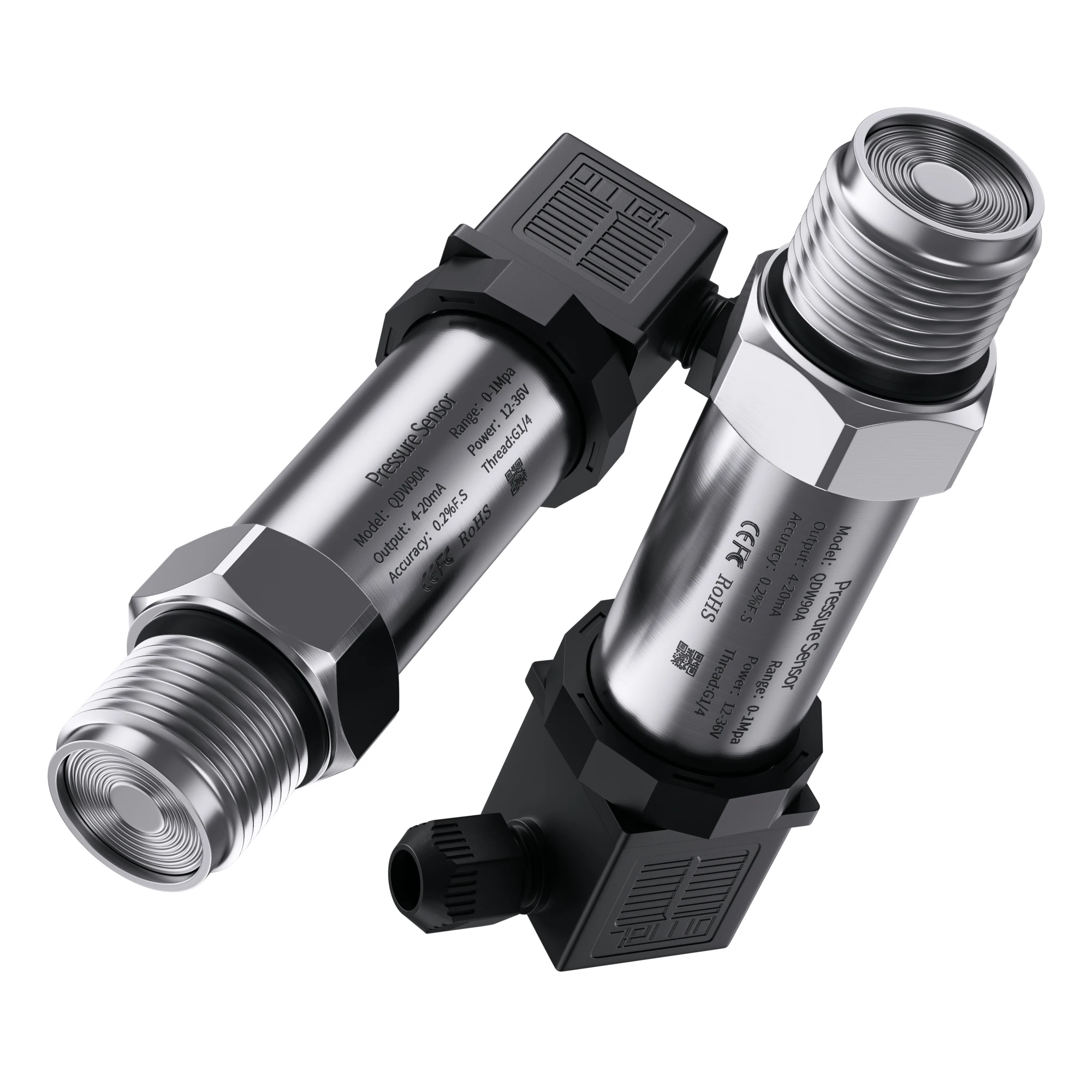 جهاز إرسال ضغط الفيلم المسطح 4-20mA 0-10V 0-5V RS485 محول ضغط المياه M20 * 1.5 G1/2 مستشعر الضغط #2