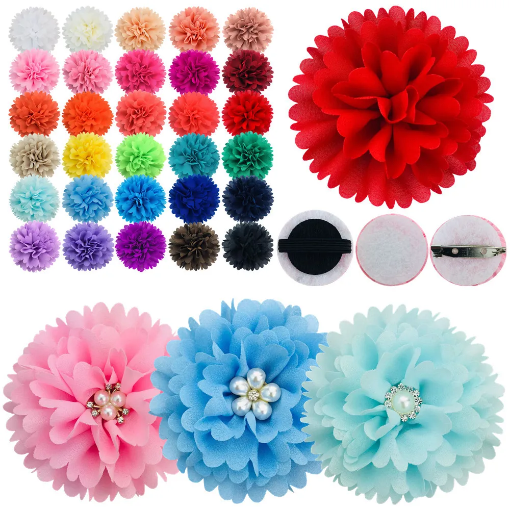 

500pcs Wholesale New 9cm Soft Fabric Chrysanthemum Pet Pendant Cat Cat Headwear Dog Collar Accessories Kids Headwear Apparel