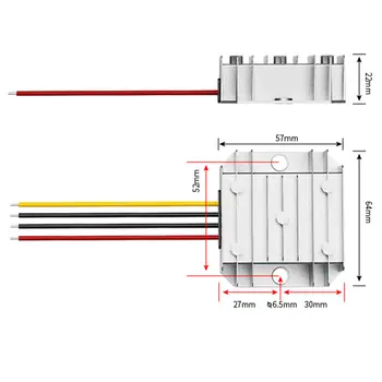 GYVRM 5V na 12V zvyšující DC měnič DC, model 5-11V na 12V, zvyšující model 6V na 12V, 1A, 2A, 3A, 4A, 5A, 60W, zvyšující měnič 5V na 12V 8 nejlepší prodej DC-DC měnič 12V na 5V 2A - №8