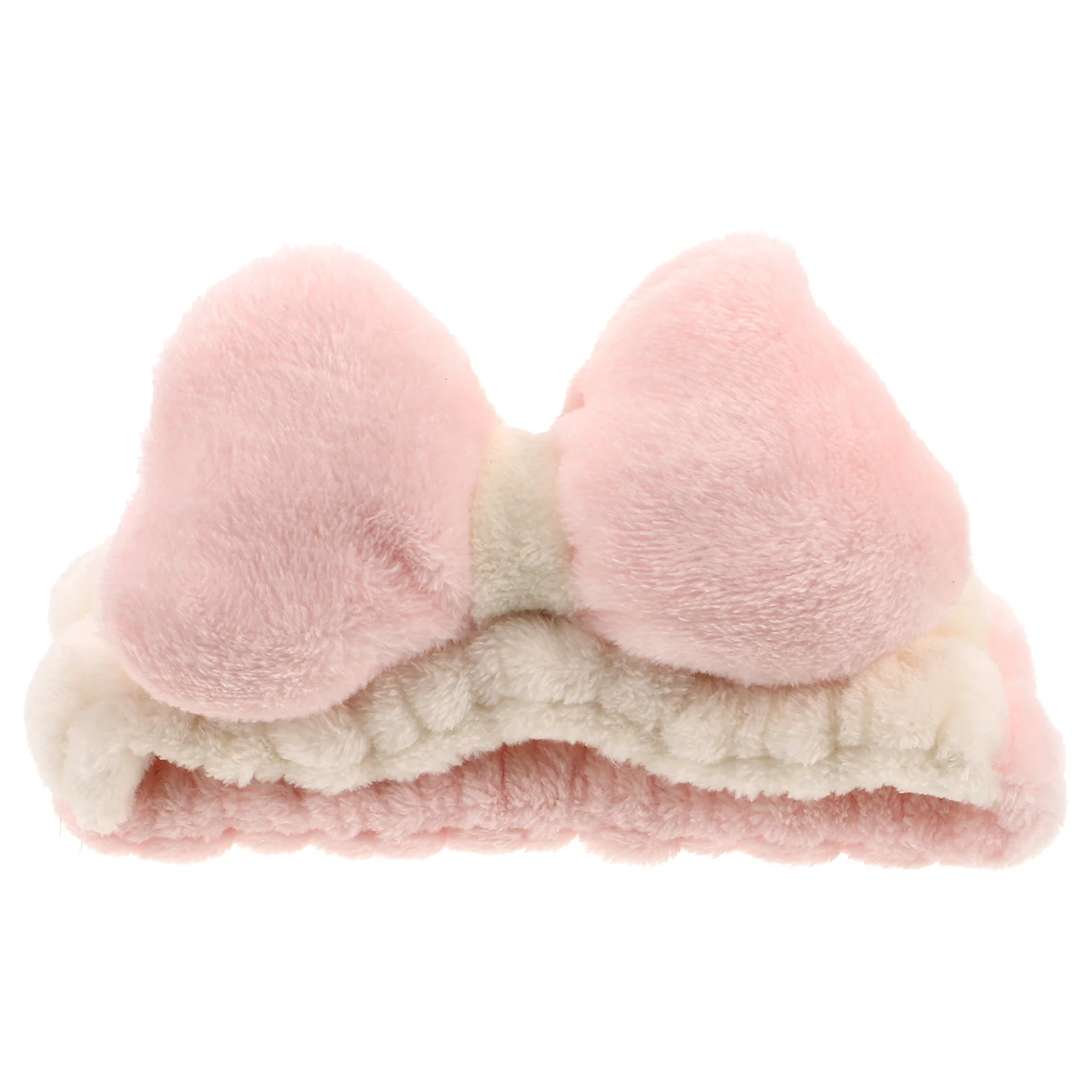 

Bowtie Headband for Women Soft Fabric Face Washing Makeup Application Skincare Routine Home Spa Hair Accessory Daily Wear