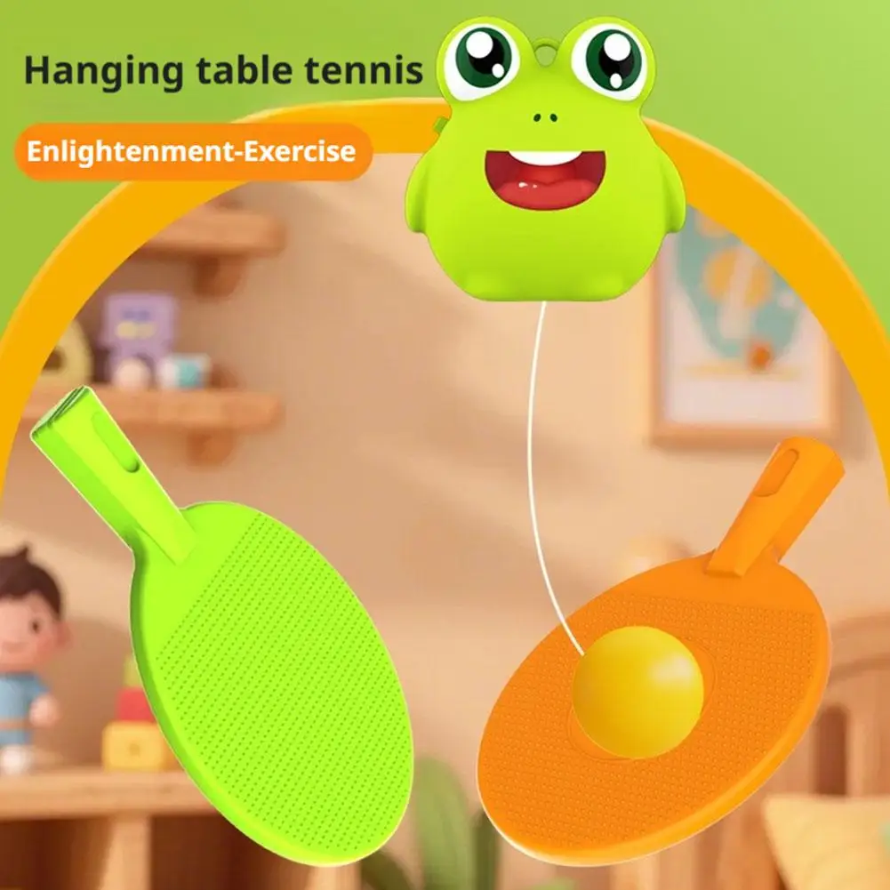 Tennis-Trainer-Spielzeug für Kinder für drinnen und draußen, interaktiver Eltern-Kind-Sport, der die Konzentration und die Hand-Augen-Koordination verbessert