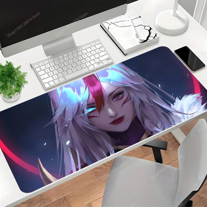 1PC  W-Winter Wanderer Xayah LOL Non-slip Mouse Pad Suitable For Office Computers Laptops E-sports Game Desk Mats XXL Keyboard