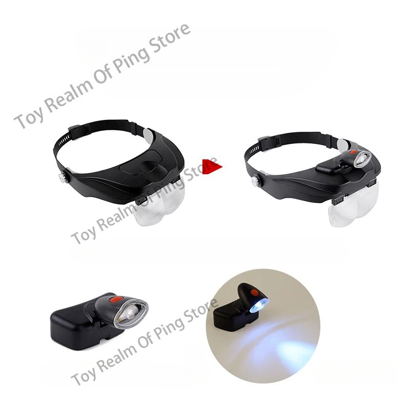 Head-mounted magnifying glass glasses repair watch special high power HD professional watch repair