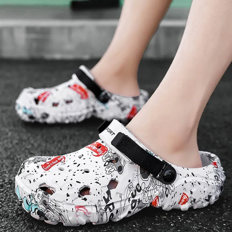 Men Shoes Slippers Men Garden Flat Sandals Platform Sandals Man Summer Sandals 2025 Male Sneakers Outdoor Flip Flops Home Clogs view 6