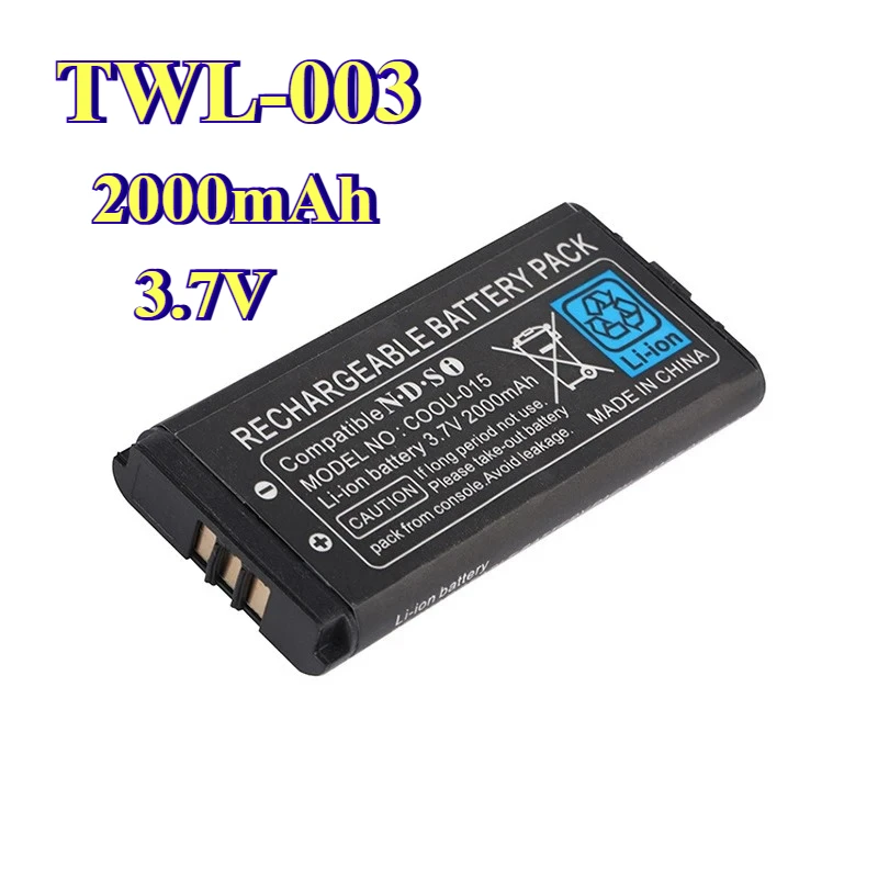 TWL-003 Battery 3.7V 2000mAh TWL003 Lithium Battery Pack for Nintendo Ndsi Game Console Built-in Batteries TWL003