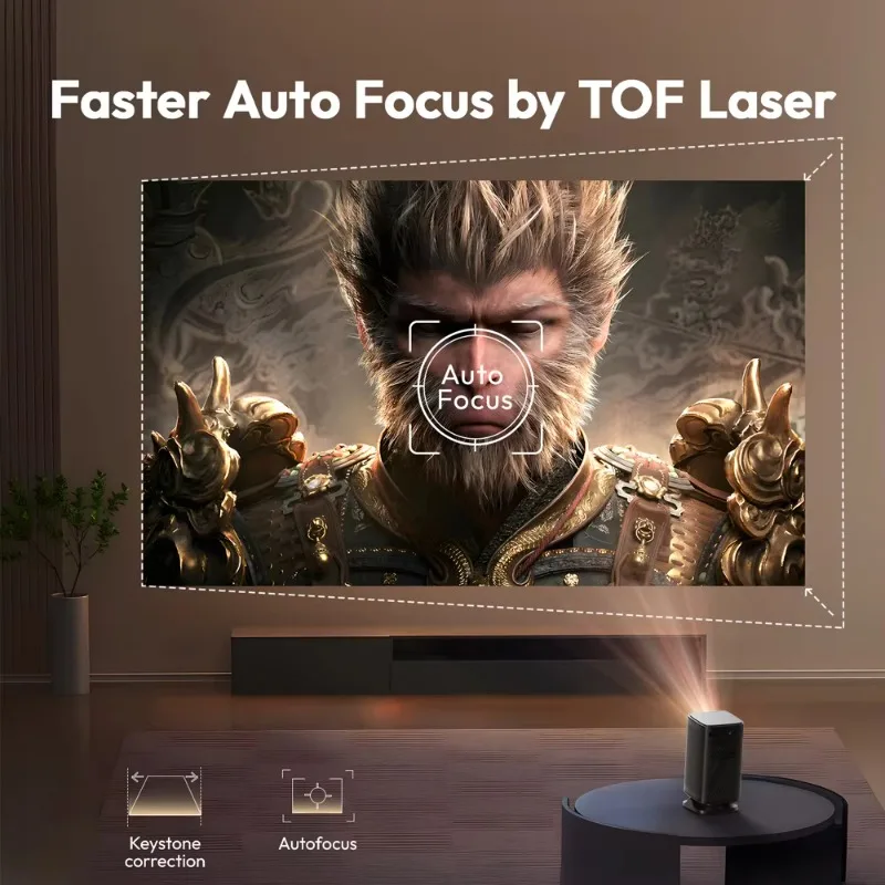 BYINTEK UFO P70X Battery Build In Projector 3D Interactive Projector Mini Wireless Projector With Inbuilt Battery For Teaching