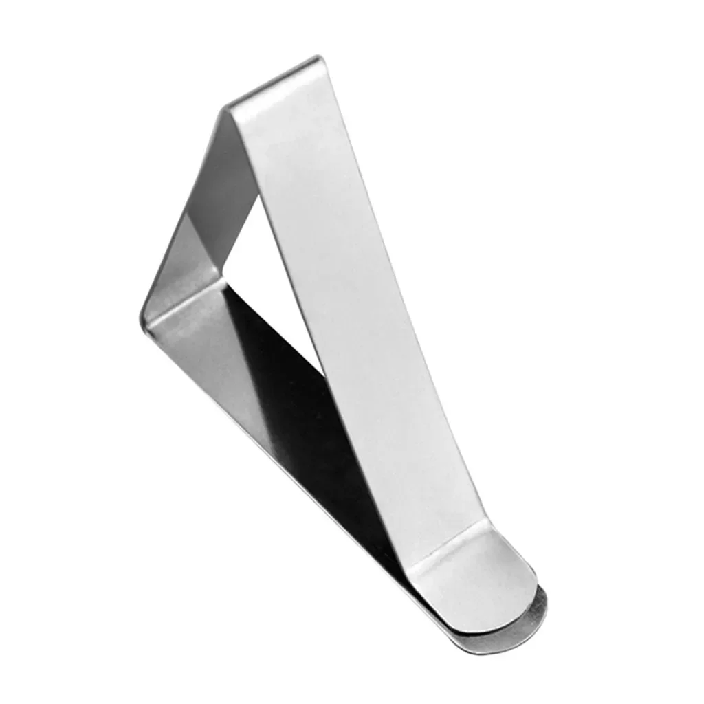 6 قطعة مفرش طاولة من الفولاذ المقاوم للصدأ كليب الزفاف Promenade غطاء الطاولة حامل مفرش المائدة المستديرة مقاطع مستقرة للمنزل 2020