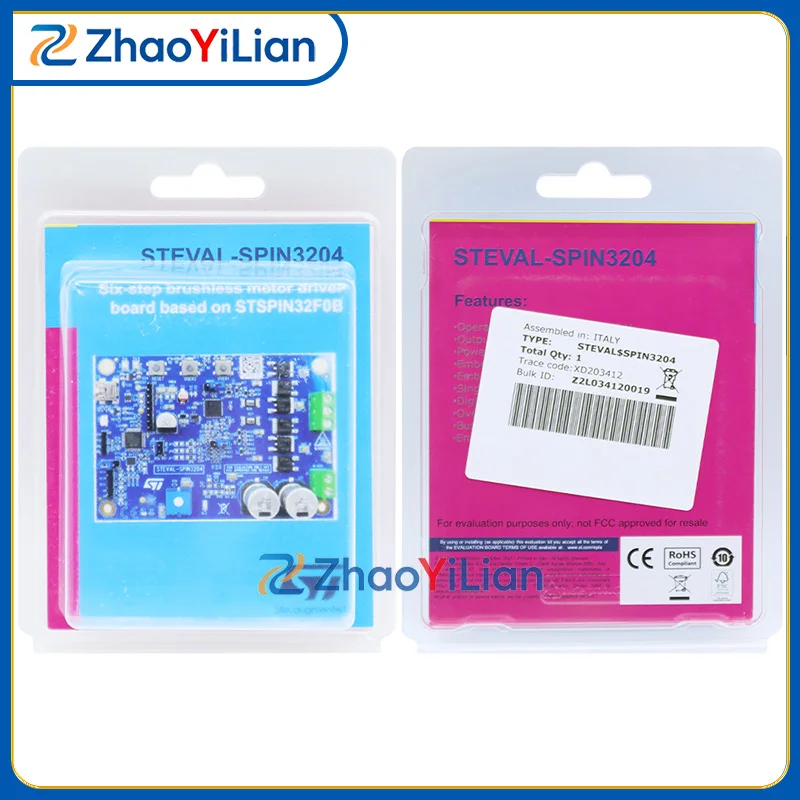STEVAL-SPIN3204 Three Phase BLDC Motor Driver Evaluation Board Based On STSPIN32F0B