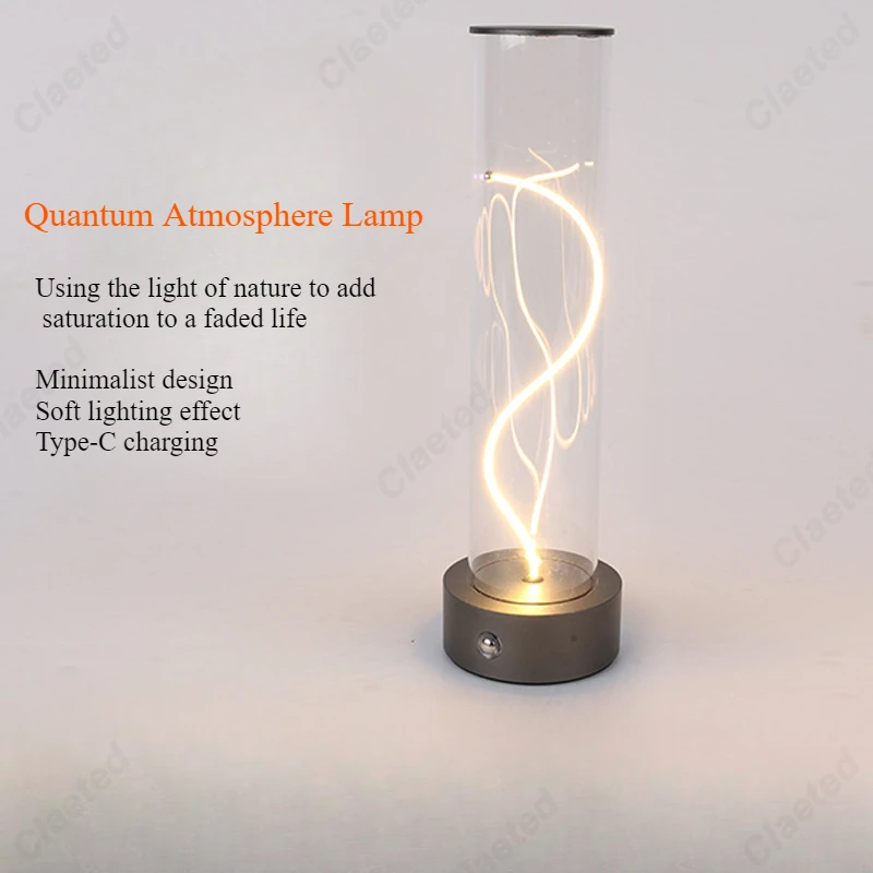 Creative Quantum Magnetic Colorful Desk Lamp DiBar Home Study Room Bedroom Bedhead Atmosphere Decoration Lamp