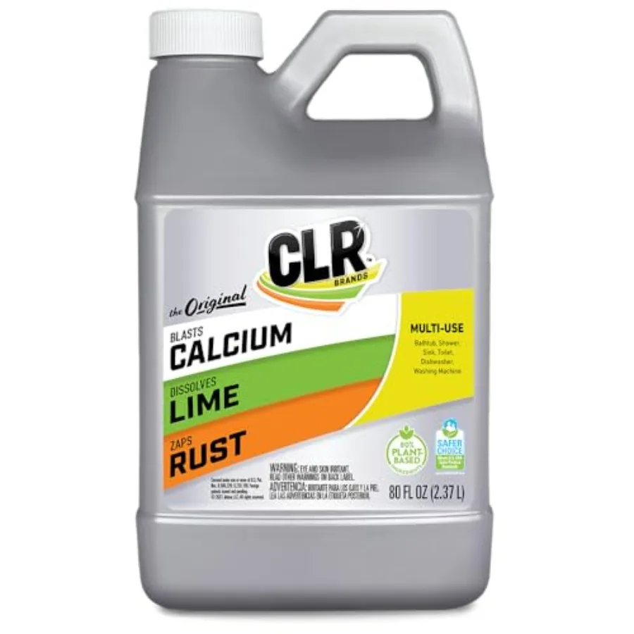 

CLR Calcium, Lime and Rust Remover, Blasts Calcium, Dissolves Lime Deposits, Zaps Stubborn Rust Stains and Hard Water Deposits,