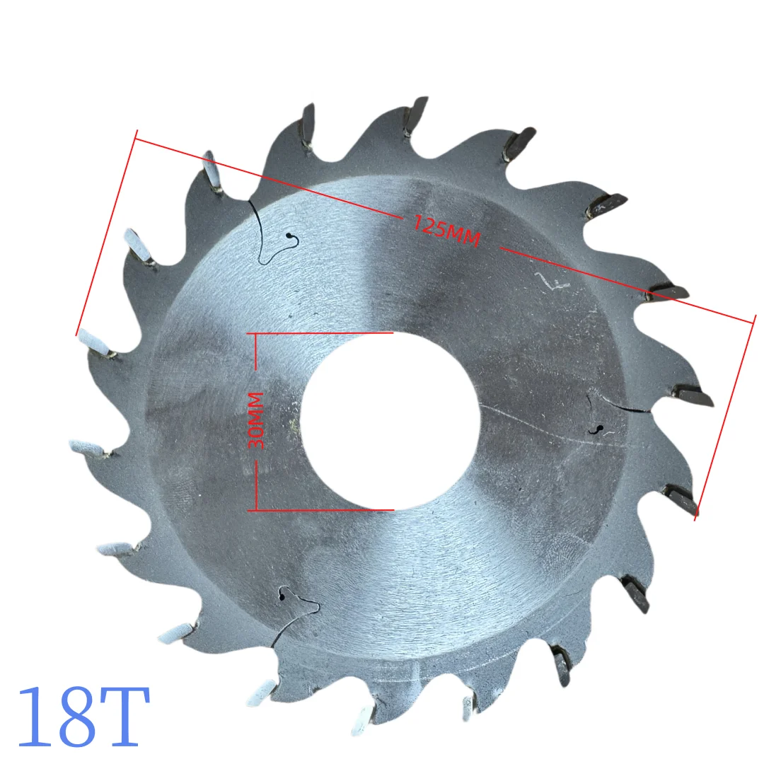 Деревообрабатывающая долбежная пила толщиной 5 дюймов 10 мм, плотность утолщенного сплава, прочный и бесшумный инструмент для пильного полотна