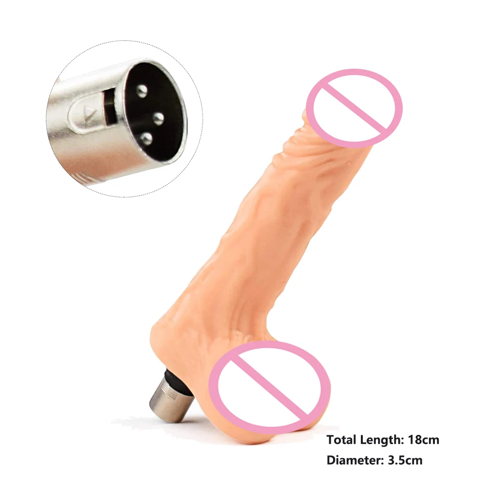 Realistic Dildo Anal Plug and Masturbation Cup Sex Toy for Women and Men Love Machine Sex Machine 3XLR Attachments Adult Product