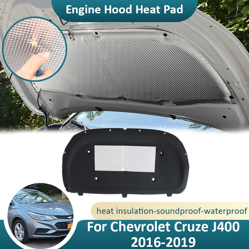 

Двигатель Переднего Капота для Chevrolet Cruze MK2 J400 D2LC K 2016 2017 2018 2019 огнестойкий звукоизоляционный огнестойкий автомобильный аксессуар