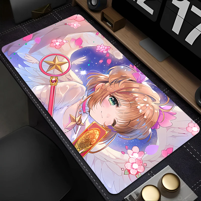 

Mousepad Laptop Mouse Pad Office Accessories PC Keyboard Pad Rubber Cup Mat C-card Captor Sakura Soft Mouse Mat Large Desk Mat