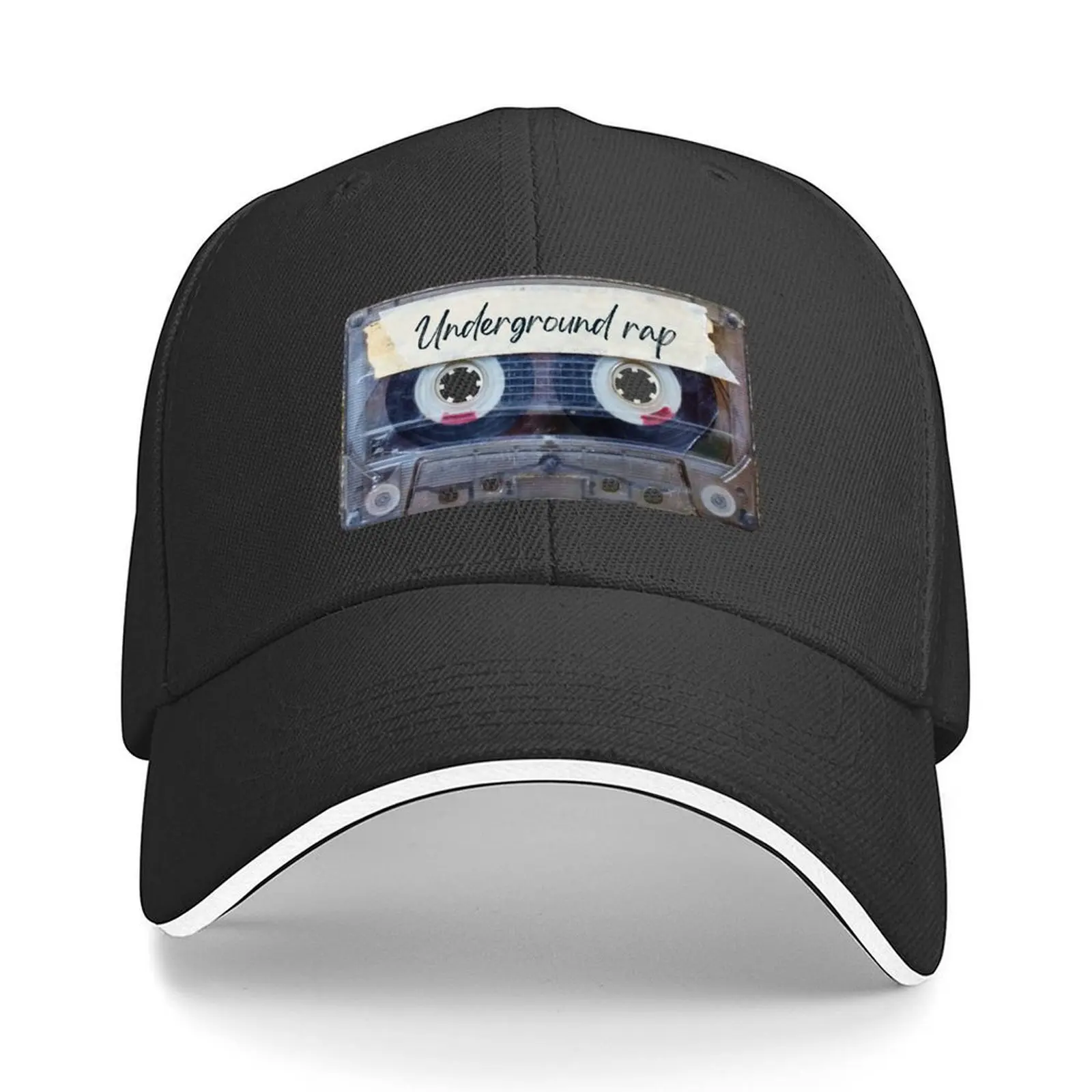 

Best of Underground Rap Music Songs Style Cassette Old School Baseball Cap Sports Cap luxury woman cap Women's Men's