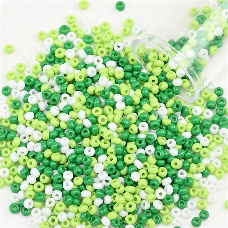 12 Gramm/Röhre, 2 mm, metallische Rocailles, japanische runde Glas-Rocailles für DIY-Handarbeit, Kleid, Schmuck, Nähen, 1200 Stück