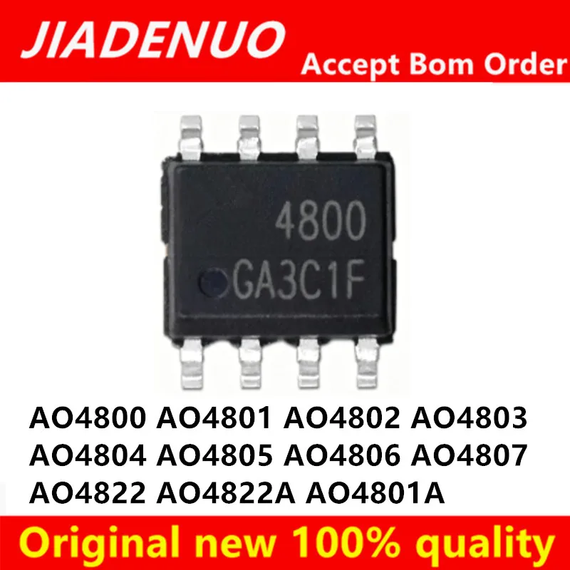(10piece)100% New AO4801 AO4800 AO4802 AO4803 AO4804 AO4805 AO4806 AO4807 AO4822 AO4822A AO4801A sop-8 Chipset