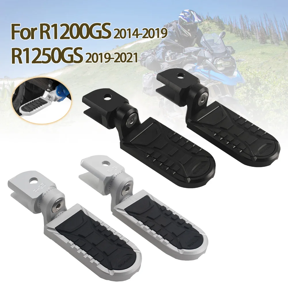 

Motorcycle Front Footrest For BMW R1200GS R1250GS R1250 2014-2021 Adjustable Extend Lowering Foot Pegs Rotatable FootPegs Rest