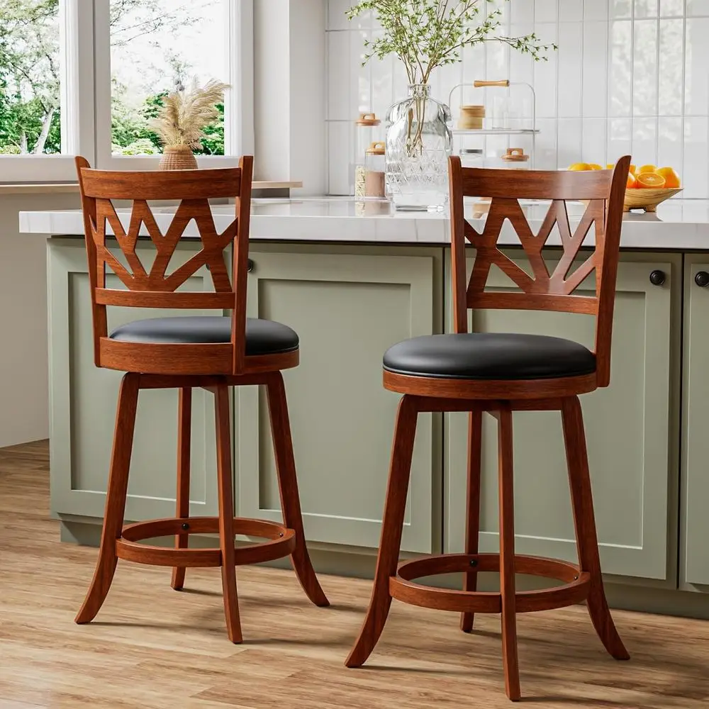 Swivel Bar Stools Set o 2, armhouse 24