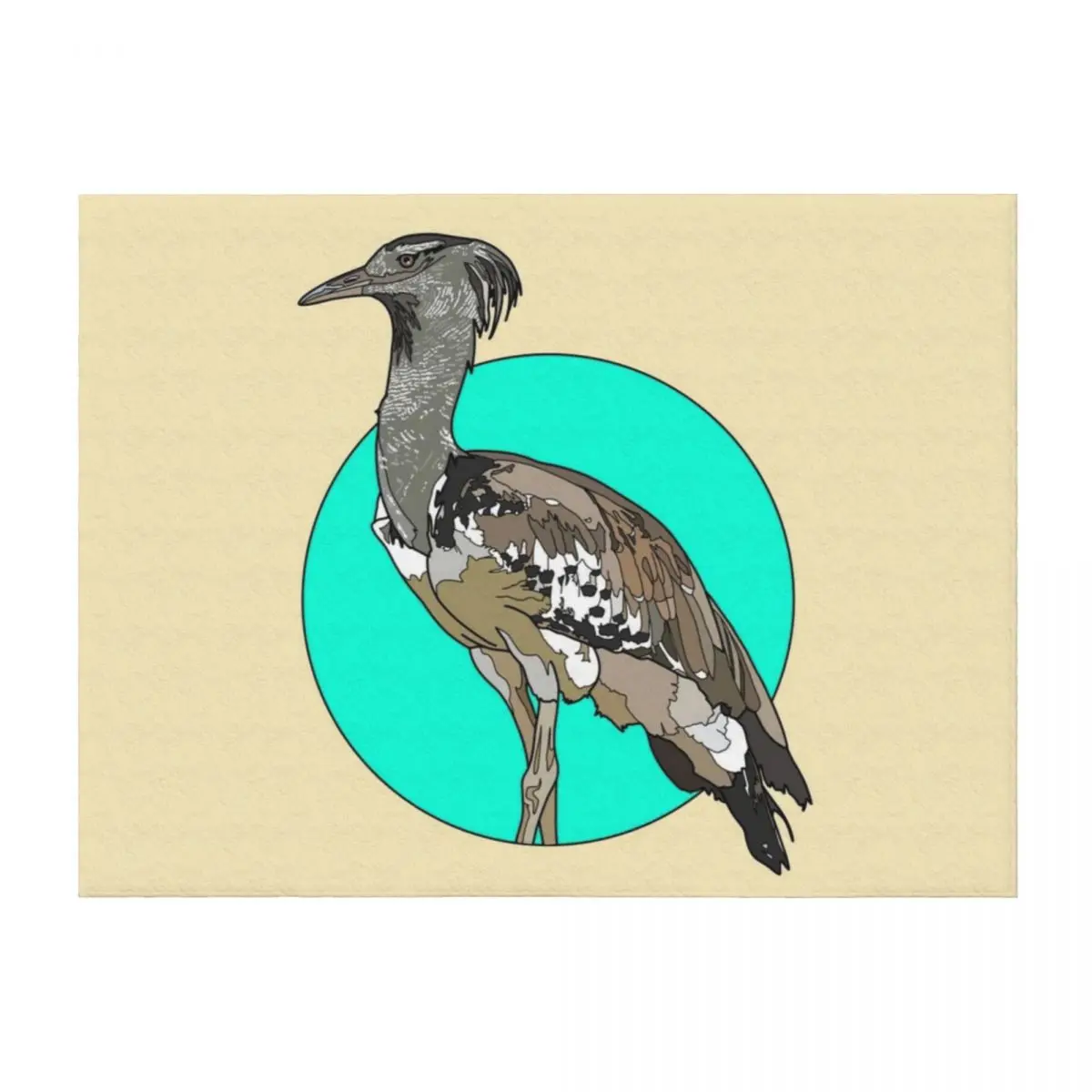

Kori Bustard Gift for Lover of Bustards Throw Blanket Bed For Baby Plush bed plaid Blankets