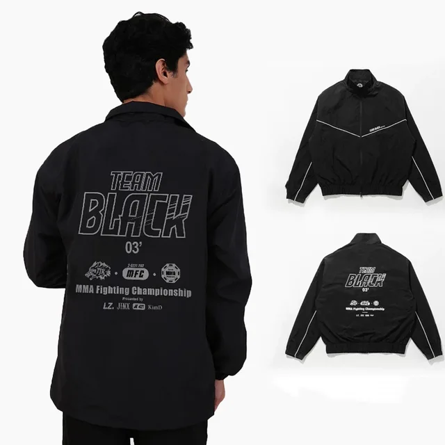 Jinx Team Black Jacket Unisex Windbreaker Sports Coat Men Women Loose Track Activewear Couple Top Embroidery Y2k Outerwears 6 Jinx Team Black Jacket Unisex Windbreaker Sports Coat Men Women Loose Track Activewear Couple Top Embroidery Y2k Outerwears 6