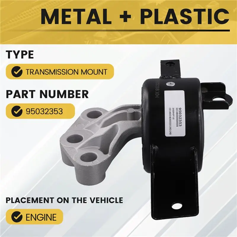 Dependable-Car Engine Transmission Mount Bracket 95032353 For Aveo Sonic 2011- 2013