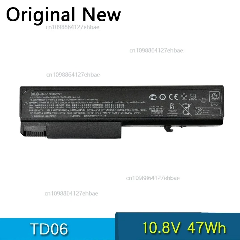 البطارية الأصلية TD06 لـ HP كومباك 6500b Elitebook 6930 6930p 8440 8440p Probook 6440 6440b 6540 6540b 6545 6545b 6550b 6555b