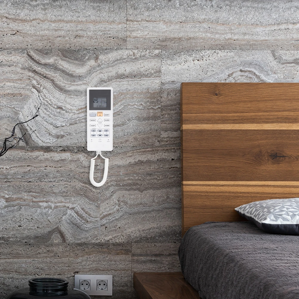 

2pcs Retractable Control Tether Remote Holder Security Cable Anti-Lost Rope -Adhesive No-Drill Hook