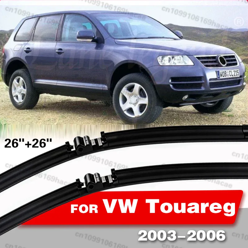 

Для Volkswagen VW Touareg 2003-2006 2004 2005: Передние щетки стеклоочистителя (26"+26") для лобового стекла