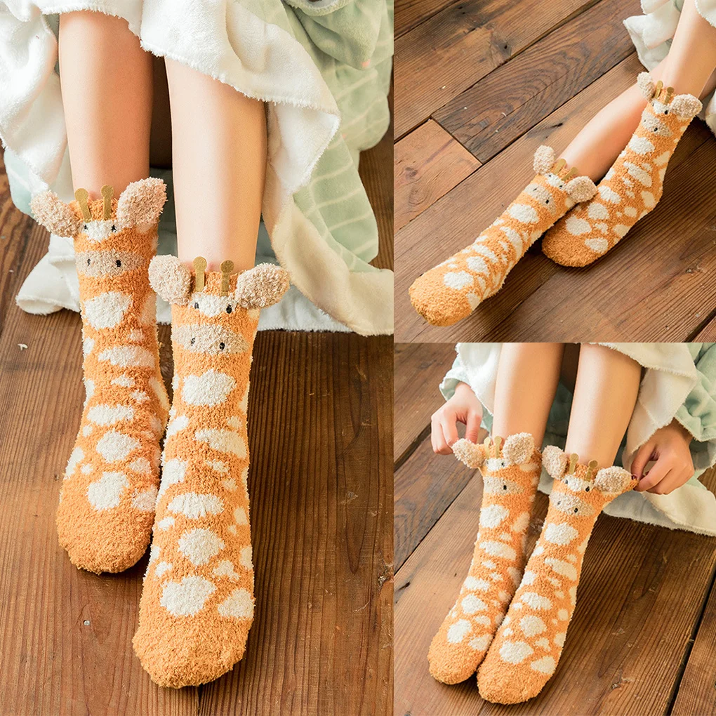 2/3/5 Cute Meets Ultimate Comfort – These Winter Socks Are Must-have Winter Sleeping Socks Slipper Socks