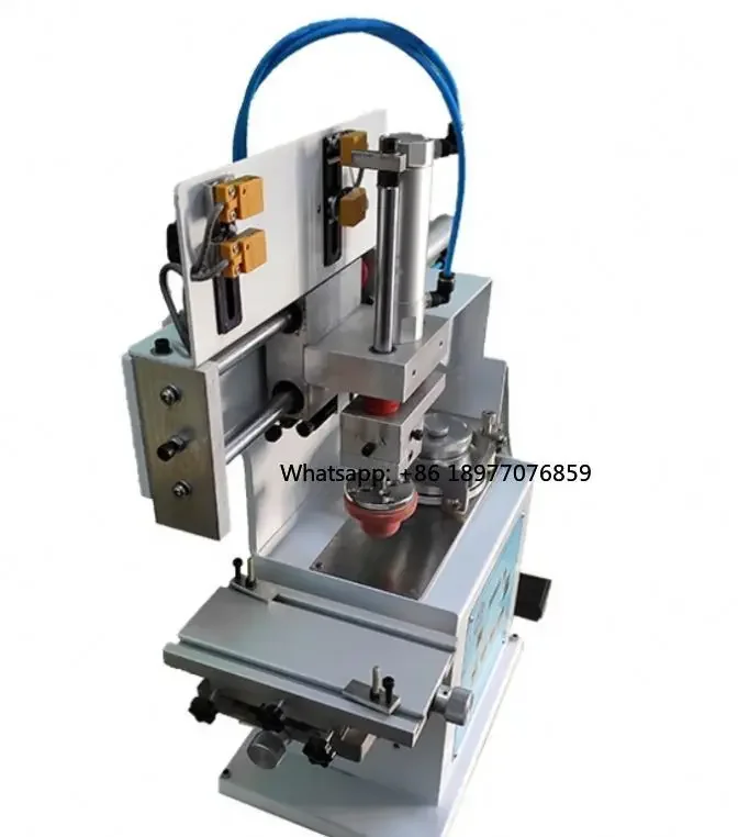 2026 Adjustable 80*80mm Pneumatic Small Pad Printing Machine Monochrome Desktop Oil Cup Marking 220V Industrial Machinery Equipm