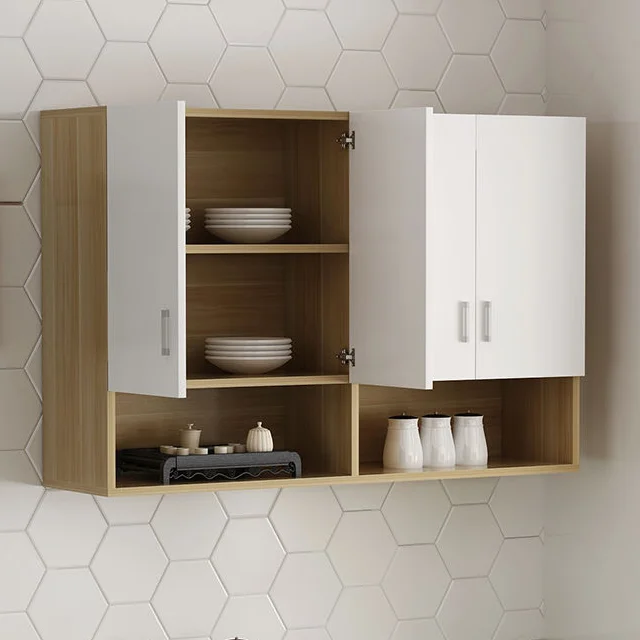 رفوف الأطباق خزانة المطبخ لوحة المطبخ خزانة معلقة على الحائط/جدار خشب متين حديث MDF كلاسيكي 3 سنوات CN؛ GUA Toffee Alder