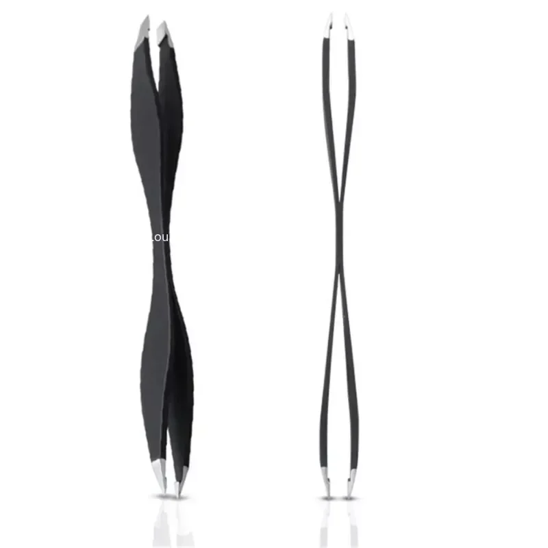 1pc Tweezers Rose Beauty Makeup Tools Double Ends Eyebrow Tweezer Anti-Static Eyelash Extension Pincet for Maquiagem Makeup Tool