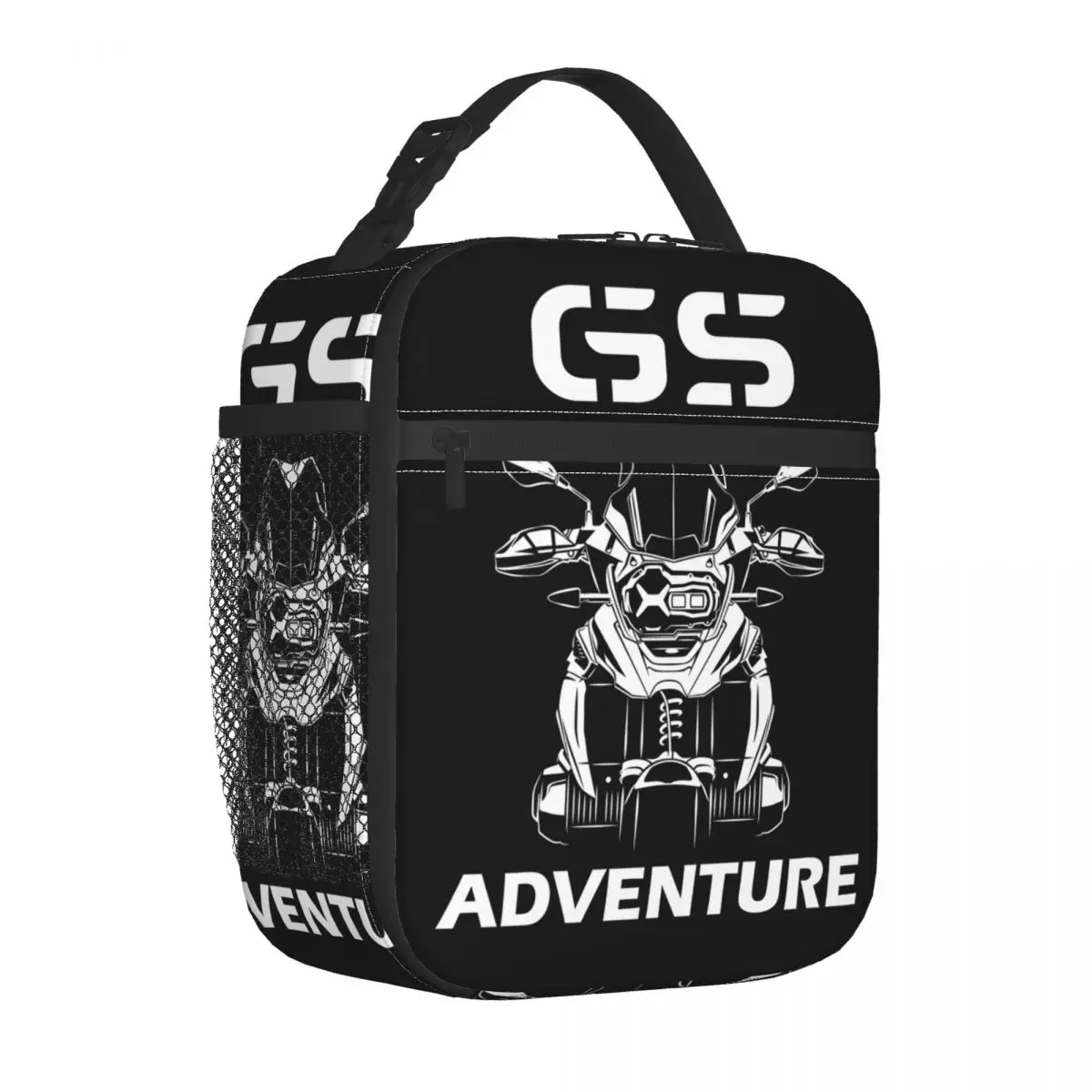 GS Adventure Motorbike 1250 Motorcycle Resuable Lunch Boxes Women Leakproof Cooler Thermal Food Insulated Lunch Bag Kids School