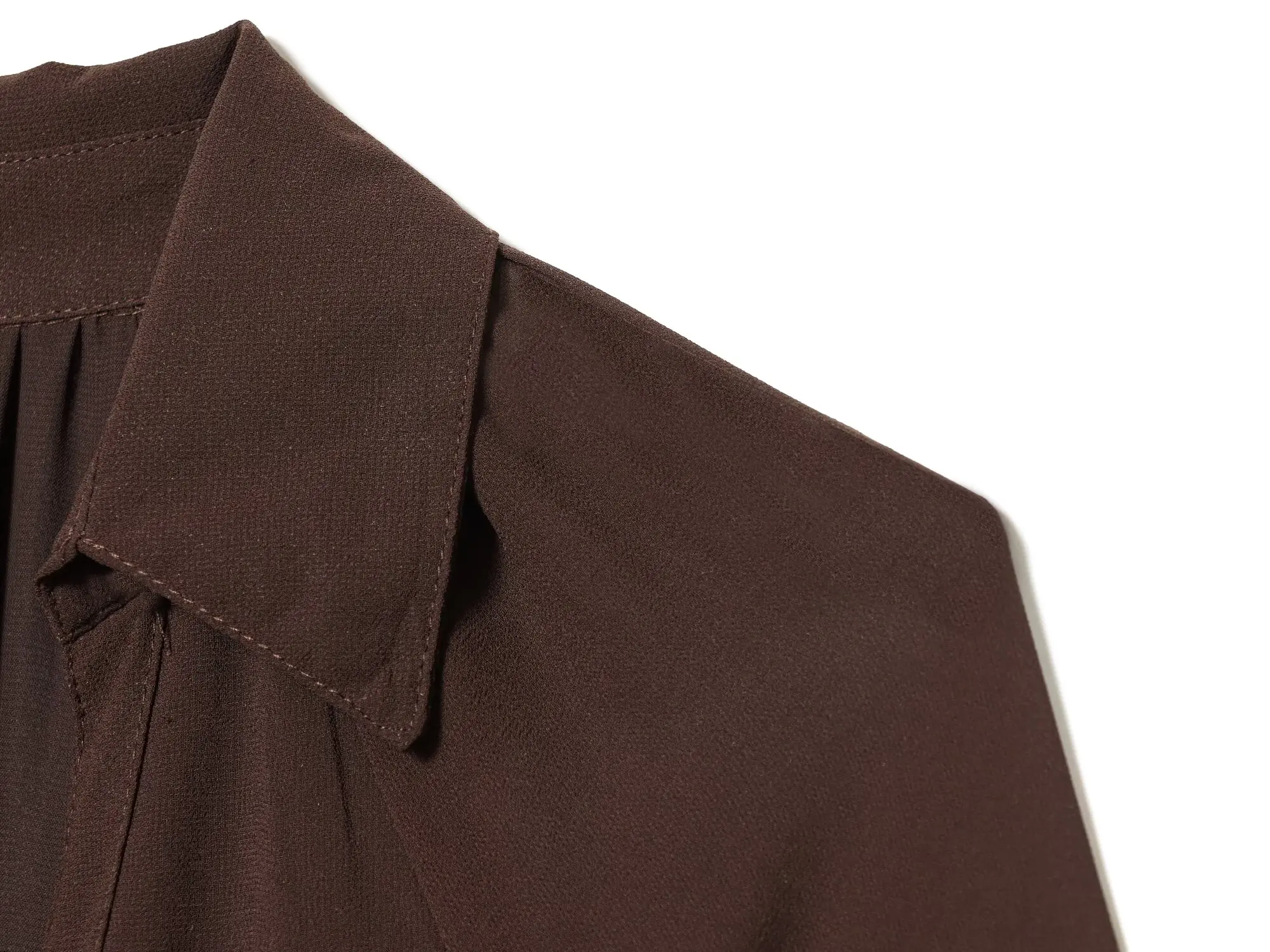 Women Shirt Dress With Belt Autumn Turn Down Collar Elastic Waistband Long Dress Pleated Hem Female Casual Chic Party Dresses