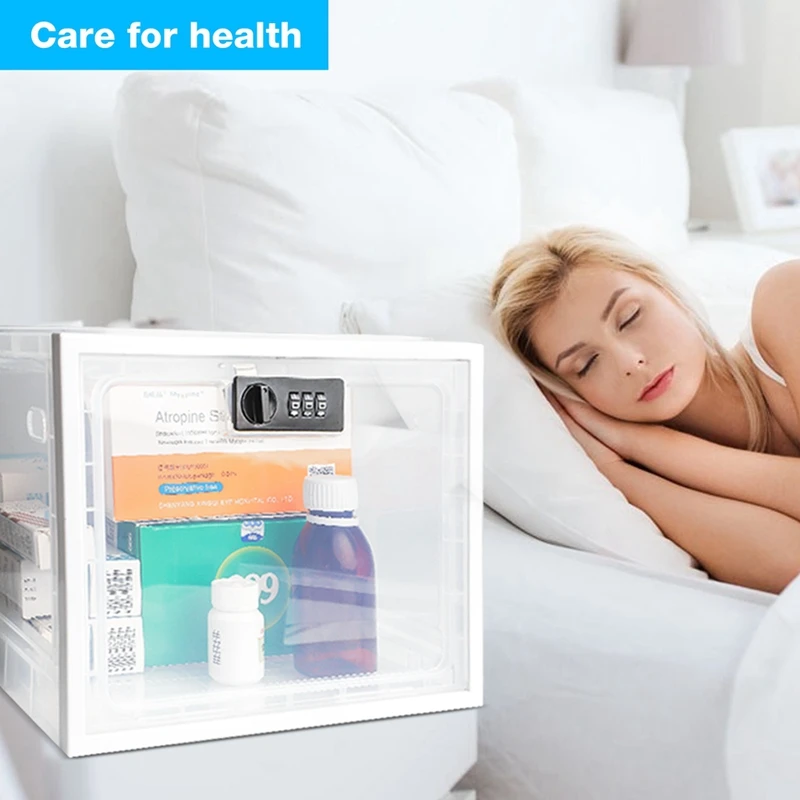 ABZZ-Lock Box For Medicines, Food And Electronic Devices, Cell Phones In One Convenient Container