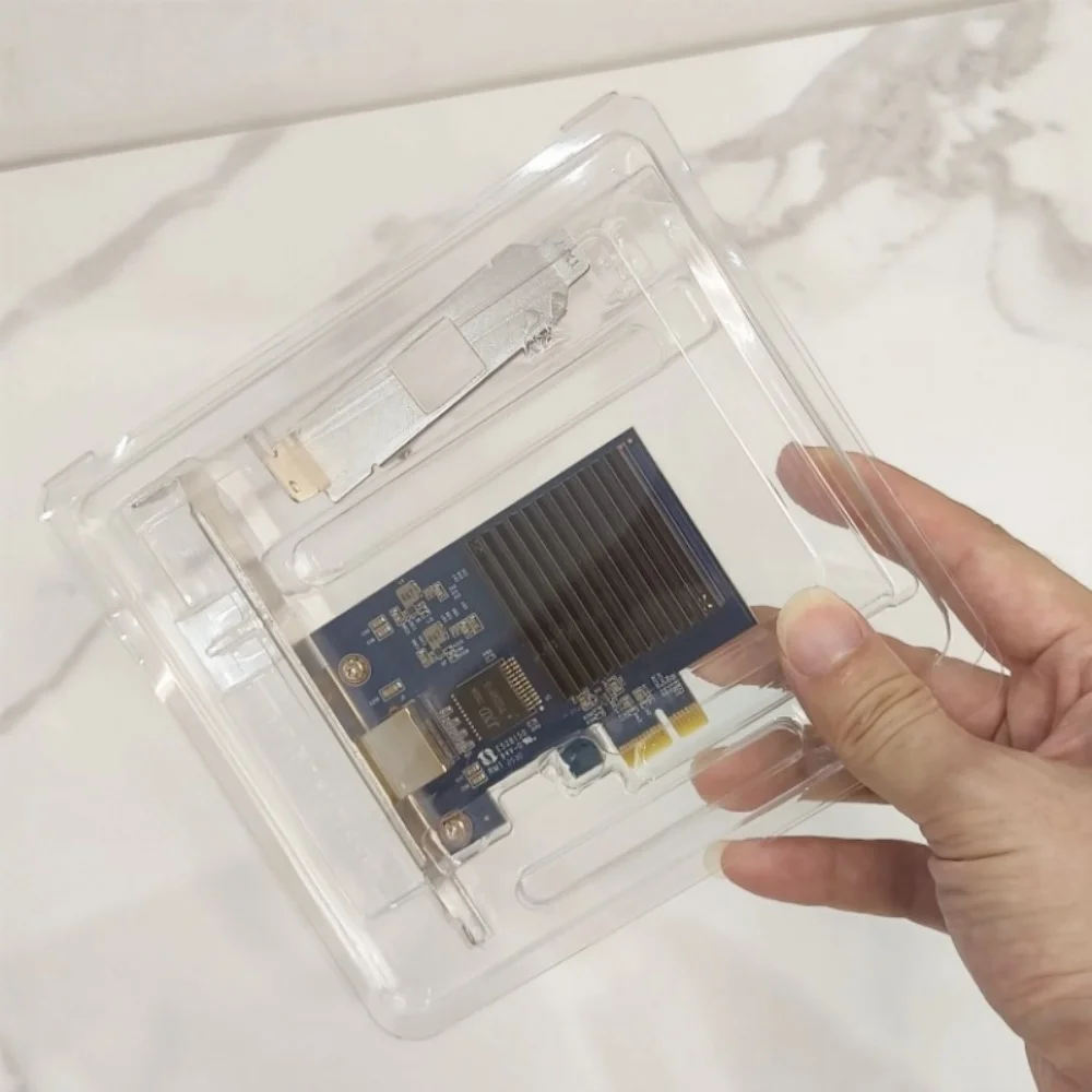 Realtek8127(PXE)用RJ45 Lanカード マルチギガビットネットワーク速度 1ポート PCIe 10G イーサネットネットワークカード 10G NIC PCIe4.0-1X 10G