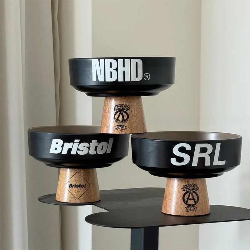 

Модный поднос NBHD Blaened с деревянным основанием для прихожей и гостиной, для мелких предметов и ключей, имитация фарфора