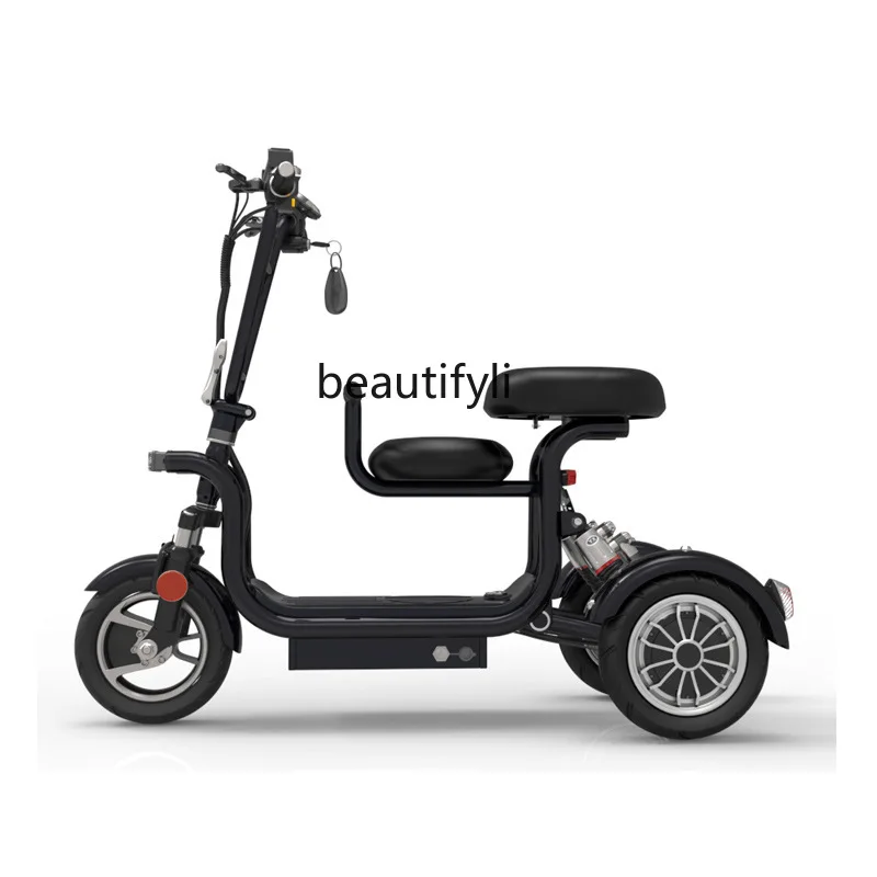 

LBX Electric Scooter Adult Foldable Three Wheels Lithium Bicycle Women Mini New Three-Wheeled Scooter