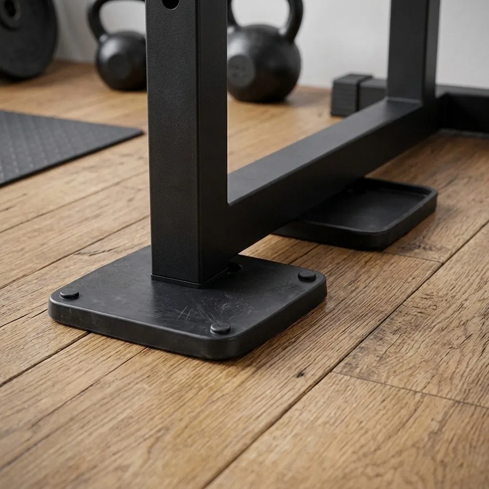 2pcs Rubber Vibration Isolation Pads for Fitness Equipment Feet to Maintain Alignment Stability and Reduce Acoustic Disturbance