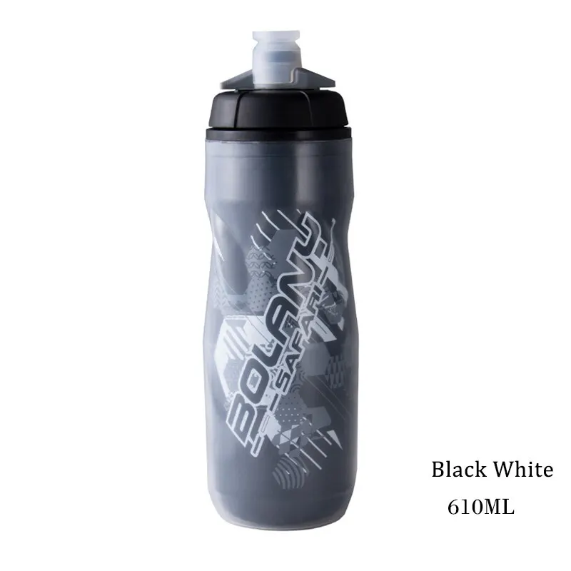 Bolany Bike Wasserflasche 600 ml Mountainbike-Wasserflasche PP5 Wärme- und eisgeschützte Flasche Outdoor-Sportbecher