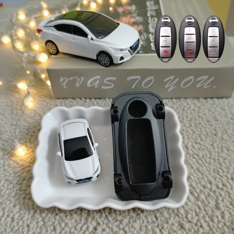 

For Nissan Teana Car Model Key Case 3 4 5 Button for Micra Qashqai J11 J10 X Trail T32 Versa Note Patrol Remote Key Cover Fob