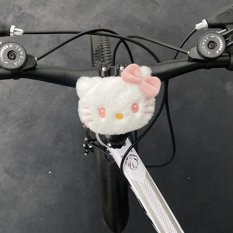 Sanrio Bicycle Children's Skateboard Balance Car Scooter Plush Pendant Decoration Cartoon Hello Kitty Bicycle Accessories Gift