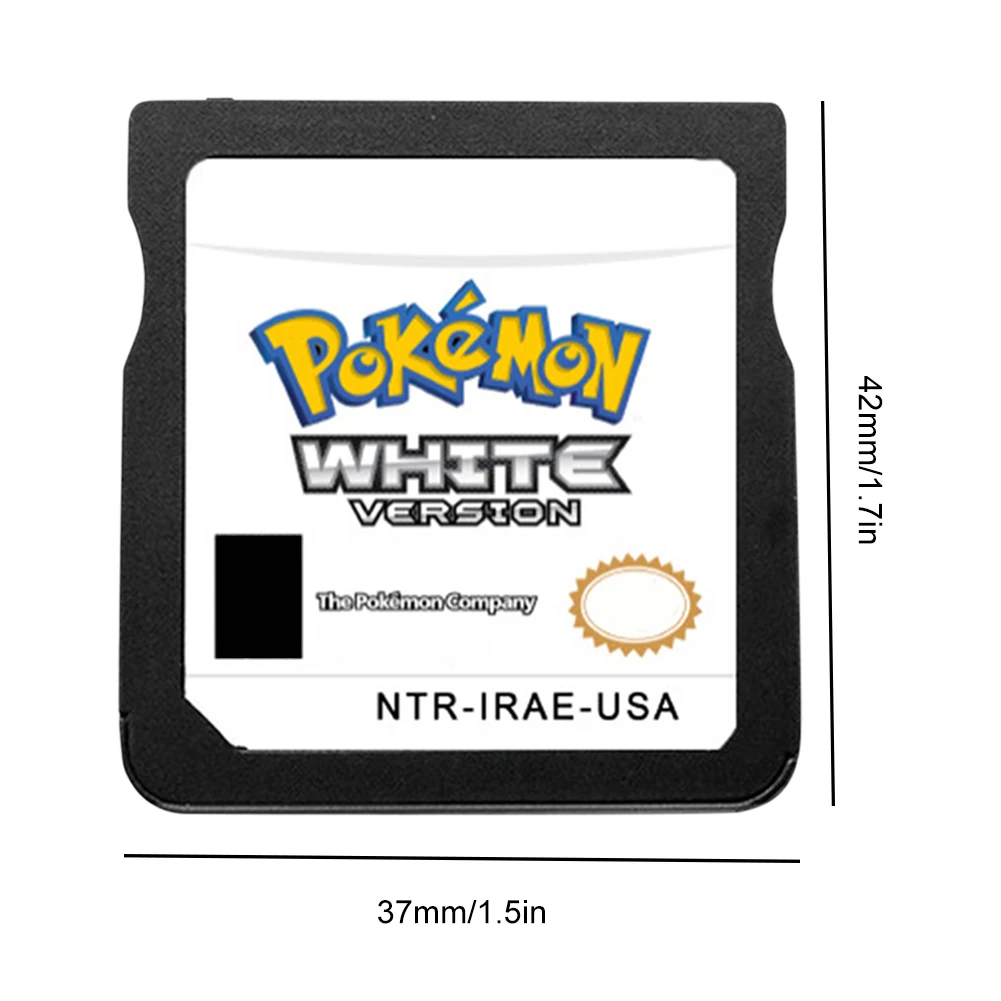 Cartucho de videojuegos DS, tarjeta de consola de videojuegos para 3DS/3DS NDSi/NDS, tarjeta de consola de Anime, Cartucho de videojuegos, negro y blanco