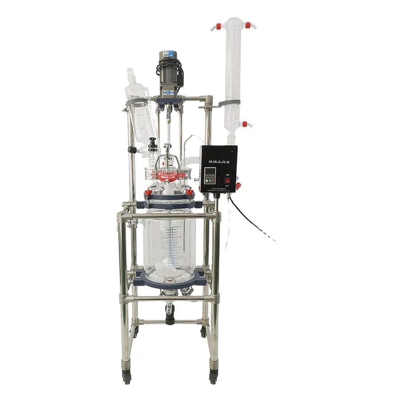 

Chemical Laboratory Continuous Stirred Tank Glass Reaction Batch Kettle Vessel Bioreactor for Large Scale