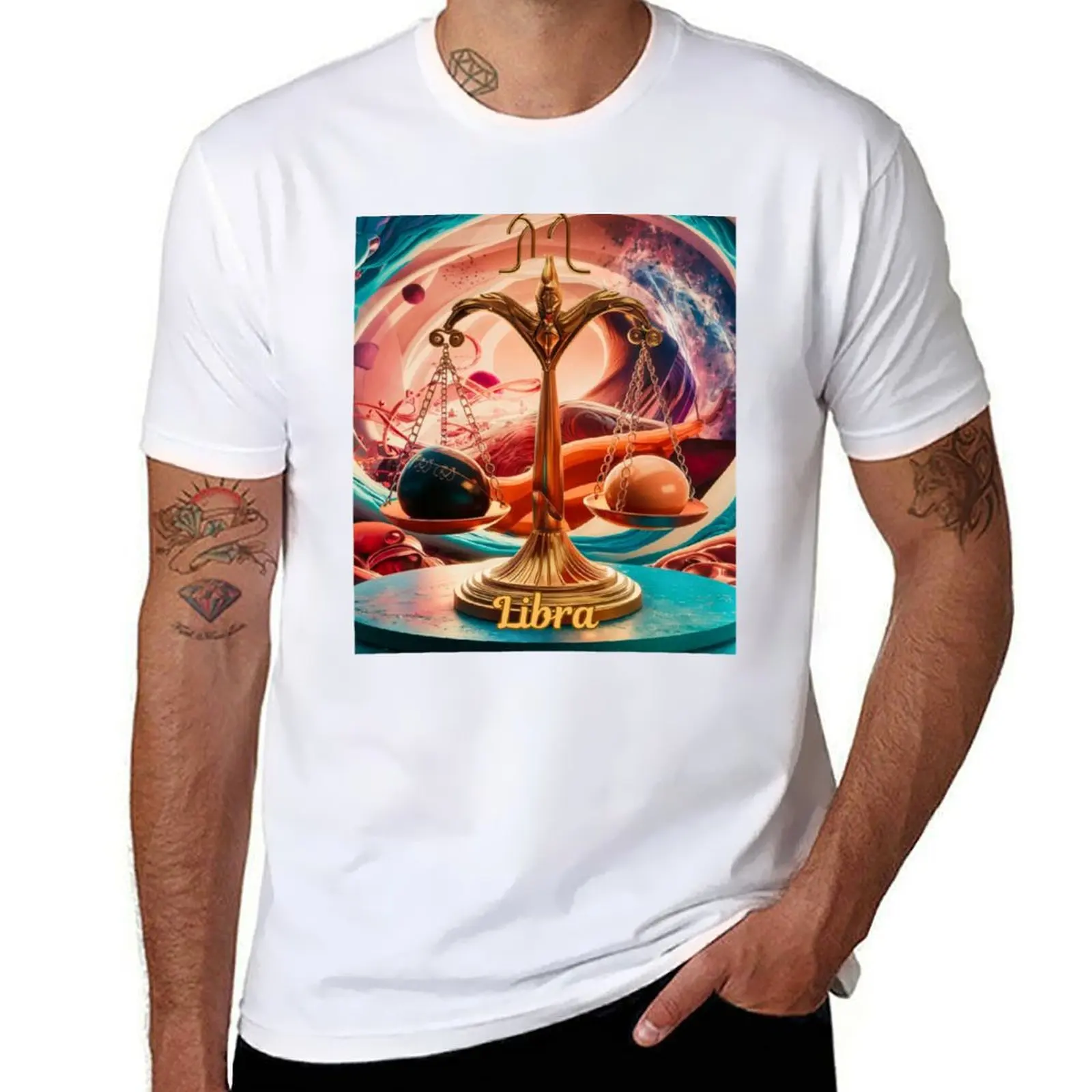 

Libra Zodiac, heart shape T-Shirt printed t shirts for man g man t shirts for men T-Shirt