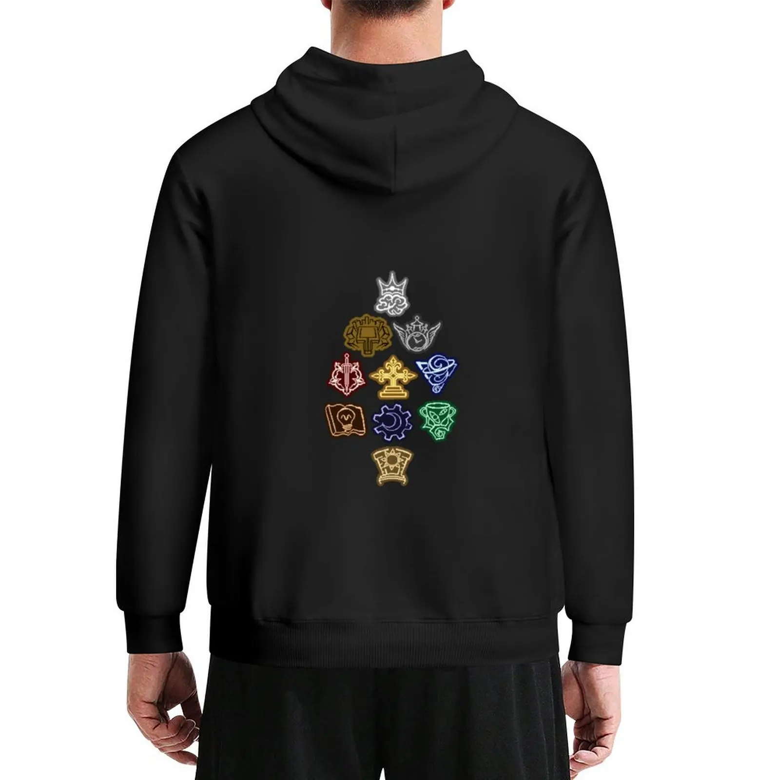 Library of Ruina Floor Symbol Pixels Hoodie fashion men winter clothes hooded shirt men's coat mens hoodie