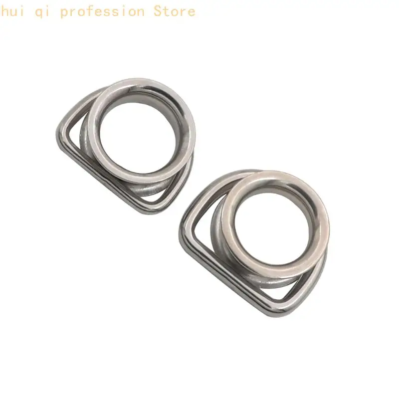 Terrassen-Sonnensegel-Hardware, Edelstahl-Kausch-Eck-D-Ringe, 2-teiliges Set für Außenabdeckungsverbindungen, verwenden Sie H8WE – Detail 7