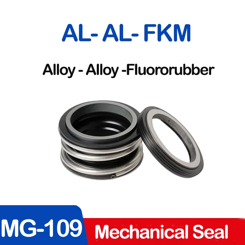 MG1/109 12/14/15/16/17/18/19/20/22/24-110mm Alloy - Alloy - Fluororubber(FKM) Mechanical Shaft Seal Single Spring For Water Pump